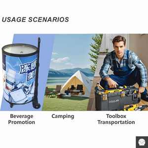 Carrito de Compras Plegable Telescópico de 4 Ruedas Tian Yu T819A-3 con Capacidad de Carga de 100 kg y Mango de Fácil Plegado para Uso en Exteriores - Product Image 6