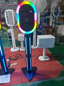 Sıcak Fırsat Selfie Fotoğraf Kabini Standı <span class=keywords><strong>Ipad</strong></span> Fotoğraf Kabini Parti Malzemeleri Taşınabilir Oval <span class=keywords><strong>Ipad</strong></span> Kabini Uçuş Çantası ile düğün fotoğraf kabini - Product Image 4