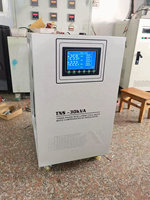 Stabilisateur de tension SVC triphasé 10 kVA de type servo en cuivre, modèle TND, 220 V 380 V AC, usage industriel