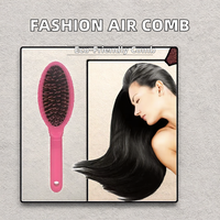 Ensemble d'outils de coiffure pour lisser les cheveux - Comprend une brosse ronde pour boucler les cheveux avec fonction de massage à coussin d'air et un peigne
