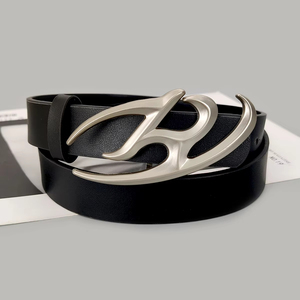 Boucle de <span class=keywords><strong>ceinture</strong></span> en alliage plaqué <span class=keywords><strong>argent</strong></span>, style western irrégulier, avec strass, personnalisable, pour ceintures en PU sur mesure - Product Image 1