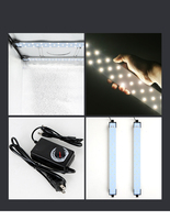 Boîte à lumière pliable de 40 cm pour studio photo, tente de prise de vue LED portable pour la photographie de petits produits, mini boîte à lumière cube