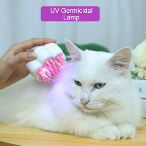 Autolimpieza 3 en 1 silicona perro mascota pelo spray cepillo limpiador animal mascotas spray cepillo vapor gato aseo cepillo - Product Image 4