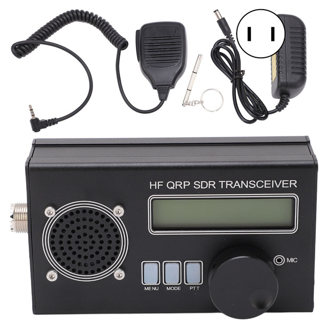 SDR Transceiver HF QRP 8 Band SSB CW Shortwave Radio Receiver Transmitter for DIY US Plug 110-240V