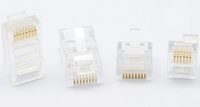 Connecteur mâle NT-LINK 3U-50U plaqué or RJ11 6P4C RJ12 6P6C CAT3 UTP prise modulaire