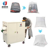 Machine à rouler les couettes avec diamètre de roulement réglable, machine d'emballage pour couettes, couvertures, draps et surmatelas pour l'ameublement de lit