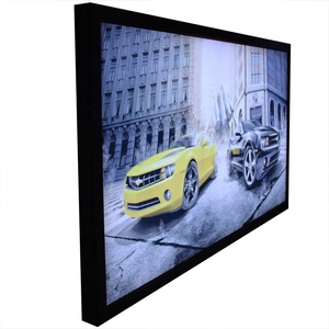 2022 wholesale outdoor snap frame LED light box signage for advertising