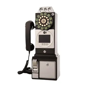 Nouvelle Cabine Téléphonique Rétro <span class=keywords><strong>pour</strong></span> Invités de Mariage : Message Vidéo & Livre d'Or de Vœux – Téléphones Filaire <span class=keywords><strong>pour</strong></span> Photos - Product Image 2