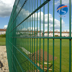 Hot Trend Pvc Enduit 868 Clôture à double tige Enduit de poudre 868 Clôture en fil 2D Facile à installer 868 Clôture à double treillis métallique - Product Image 4