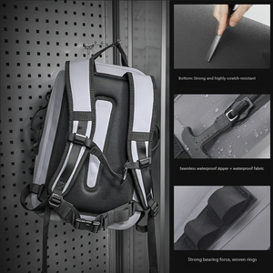 Mochila de Pesca Impermeable y Portátil con Separación Seco-Húmedo, Cierres Herméticos, <span class=keywords><strong>Material</strong></span> TPU, Capacidad de 30L, Diseño Ligero - Product Image 5