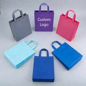 Sac en non-tissé laminé à prix abordable, imprimé, réutilisable, pour le stockage alimentaire, sacs d'épicerie pliables pour le shopping - Product Image 1