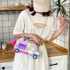 Commercio all'ingrosso di ragazze bambini piccoli laser auto singolo sacchetto di spalla del fumetto dei capretti svegli mini bag - Product Image 4