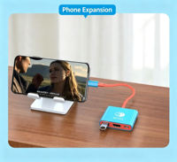 3-in-1 Type-C to HDTV 4K 60HZ USB3.0 OTG PD Charging USB C Docking Station for Switch OLED Dock Phone Tablet Laptop Type C HUB