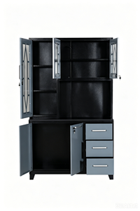Muebles de Cocina Modernos y Ecológicos de Acero Inoxidable, Armarios de Almacenamiento y Despensas con Aparador para <span class=keywords><strong>Comedor</strong></span> - Product Image 6
