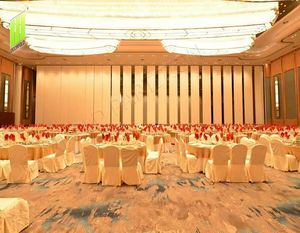ฉากกั้นประตูพับได้ MDF ทันสมัยสำหรับสำนักงานโรงแรมเชอร์ราตันผนังห้องโถงแต่งงานแบบยืดหยุ่นสำหรับพื้นที่ที่เหมาะสม - Product Image 4