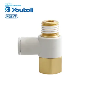 SMC Type YBL Female Connector White KQ2VF Male Copper Connector Push-in Pneumatic Quick Fittings Solenoid Power Hydraulic