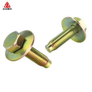 Pernos Hexagonales Métricos Zhenanleite, Diámetro de la Tapa de 12 mm, Acero al Carbono Clase 8.8, Recubrimiento de Zinc Amarillo, Rosca Estándar - Product Image 1