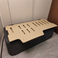 Matelas de couchage extensible sur mesure ODM pour camion et camping-car, avec tissu et cadre, lit de repos double usage pour la modification de fourgonnettes