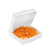 Boîtes à pizza pliables jetables sur mesure pour aliments pour animaux et nouilles, emballage alimentaire en carton laminé