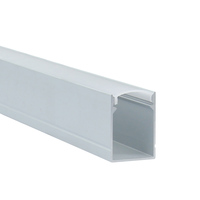 Perfil de Extrusión de Aleación de Aluminio 6063-T5 para Tiras de Luces LED, Decoraciones, Servicio de Corte LS-078