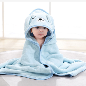 Serviette <span class=keywords><strong>de</strong></span> <span class=keywords><strong>bain</strong></span> à capuche pour <span class=keywords><strong>bébé</strong></span>, motif animal <span class=keywords><strong>de</strong></span> dessin animé, super douce, en corail, absorbante, sans peluches, <span class=keywords><strong>cape</strong></span> <span class=keywords><strong>de</strong></span> <span class=keywords><strong>bain</strong></span> pour enfants - Product Image 2