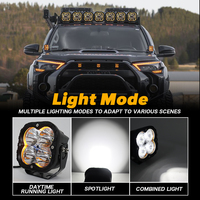 Offroad Light 12v 24v 5 pouces 80w Led Brouillard Conduite Lumière avec Blanc Jaune DRL Lumières