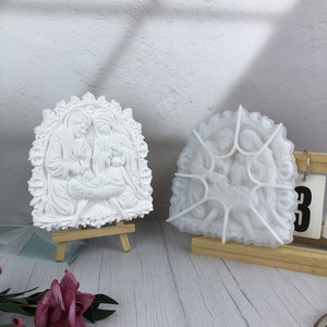 Molde de Silicona para Resina Hecho a Mano, Estilo DIY, Adornos Decorativos y Herramientas para Pasteles, Molde de Yeso para Resina - Product Image 1
