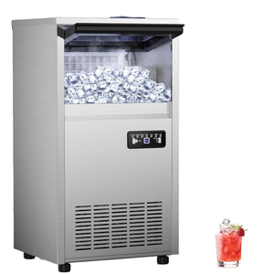 Commercial Fast <b>Ice</b> Maker <b>Machine</b> 11kg Storage Stainless Steel Counter Freestanding for <b>Home</b> Stainless Steel <b>Ice</b> Maker - Product Image 1