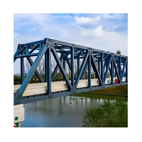 Structure de pont en acier préfabriqué pour autoroute, viaduc et passages piétonniers |   Conception personnalisée