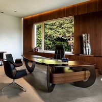 Bureau de direction moderne de luxe en bois haut de gamme ML, origine Chine et GUA, déballé
