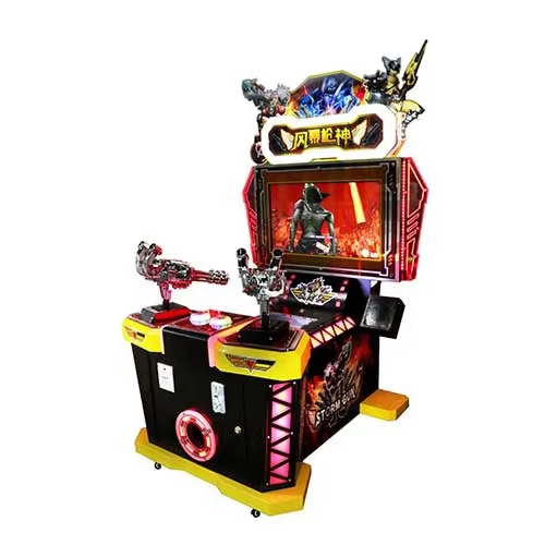 Colorfulsky 220V машина для видеоигр-Storm sharption shootshooter на английском языке гарантия 1 год