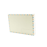 Boîtes d'emballage cadeau personnalisées écologiques, enveloppe postale en papier recyclable pour sachet de thé, stratification mate, gaufrage, revêtement UV