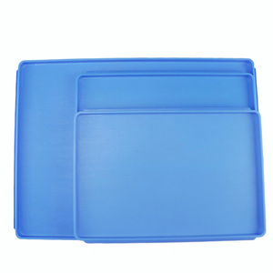 Airline Anti-skid Half Size Atlas <strong>Tray</strong>,,Plastic Anti-skid White and <strong>Black</strong> Luxury <strong>Tray</strong> <strong>Serving</strong> - Product Image 1