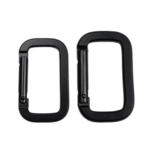 Moschettone rettangolare con fibbia ad anello quadrato in alluminio per borsa da campeggio fibbia da appendere 50mm marina Kayak <span class=keywords><strong>barca</strong></span> - Product Image 5