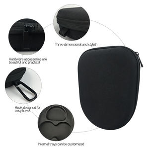 Coque rigide en EVA personnalisée étui à outils pour écouteurs étui de voyage pour écouteurs étui étanche pour casque d'écoute pour les nouveaux Apple <span class=keywords><strong>AirPods</strong></span> <span class=keywords><strong>Max</strong></span> - Product Image 6