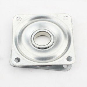Rodamiento giratorio de zinc blanco moderno de 2 \ "51x51mm, piezas de rueda de muebles de mesa giratoria para comedor/Cocina, placa giratoria de Metal - Product Image 5