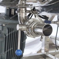 Machine de fabrication de savon liquide 500L en acier inoxydable SUS316L avec agitateur et fonction de chauffage électrique pour produits chimiques - Vente en gros usine
