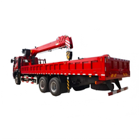 Camion grue SINOTRUK HOWO 6X4, capacité de levage, longueur de flèche à 5 sections