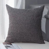 Housse de coussin décorative multicolore en lin, taie d'oreiller de luxe, prix direct usine