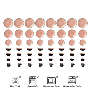 Semtember Promotion Round Elegant Plates <b>Set</b> Ceramic Big Plates Hot Sales Steak Pasta Plate Unique Design <b>Dinnerware</b> <b>Set</b> Party - Product Image 5