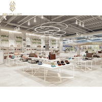 Magasin de chaussures moderne Design d'intérieur Vente au détail Chaussettes Salle d'exposition Magasin de chaussures Présentoir de meubles Présentoir de chaussures