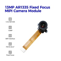 Module de caméra MIPI personnalisé Hampo AR1335 avec capteur CMOS M12 à mise au point fixe 13MP, capteur HD 1/3.2 pouces, objectif 12 mm EFL F2.0, Plug & Play PLCC V3.0
