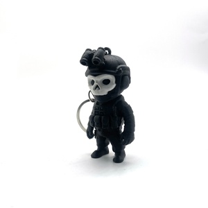 Nouvel Arrivage Transfrontalier : Porte-clés Figurines Classiques Imprimées en 3D, Style Guerrier Fantôme, Design Inspiré du Champ de Bataille Mi - Product Image 5