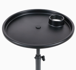 Chariot de rangement portable moderne en métal pour salon de beauté et coiffure avec étagère ronde pour usage en chambre - Product Image 3