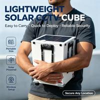 Kleine Solarmodule Kamera CCTV-Anhänger Tragbare Solar-CCTV-Türme für Außenüberwachung
