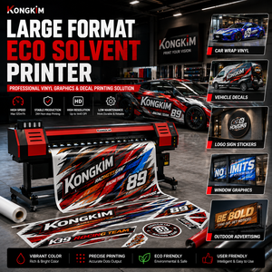 Impresora Eco Solvente de Vinilo para Impresión y Corte de Logotipos, Adhesivos para Vehículos, Gráficos para Ventanas, Publicidad Exterior, Servicios en EE. UU. - Product Image 1