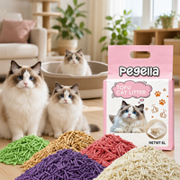 Litière pour chat GUDING en tofu, cylindrique, jetable dans les toilettes, hautement absorbante, à agglomération rapide, 5kg/10kg/2kg, service de conception d'emballage gratuit