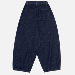 DS <span class=keywords><strong>in</strong></span> DENIM stile Basic indaco tinta unita da <span class=keywords><strong>uomo</strong></span> <span class=keywords><strong>con</strong></span> cintura elastica a botte a palloncino <span class=keywords><strong>Jeans</strong></span> Skating <span class=keywords><strong>Jeans</strong></span> per <span class=keywords><strong>uomo</strong></span> - Product Image 2