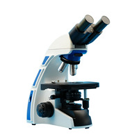 2016 C- Professional Medical Laboratory Microscope with LED Light Source 40-1600X Magnification 22mm Comfortable Field of View