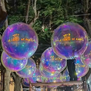 विशाल घटना की सजावट pvc बड़ी चमकदार गेंदों को इंफ्लेटेबल चमकदार चमकदार दर्पण गेंदों - Product Image 2